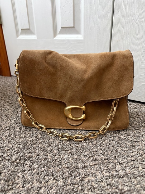 Coach Handbags - Coach Brown Tabby Suede Shoulder Bag 30’ (Discontinued Coach Purse)